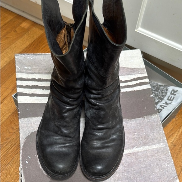 Fiorentini + Baker Distressed Ella Black Moto Boots - Picture 5 of 12